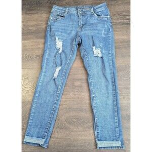 Blue Republic Skinny Jeans Women's Size 9, 30x25 Blue Pants Stretch (256)